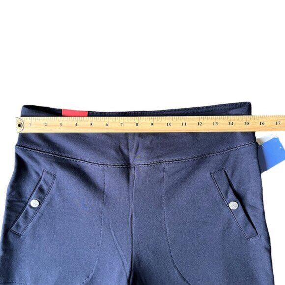 Danskin Blue Activewear Yoga Athletic Lounge Capri Pants .Size medium - Picture 4 of 6